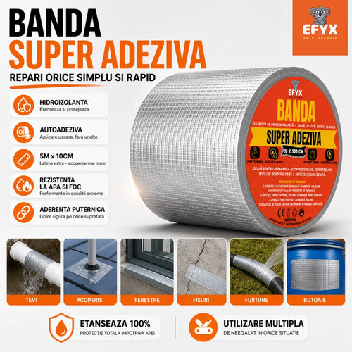 BANDA SUPER ADEZIVA 5M X 10CM