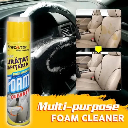 Spray cu spuma activa pentru curatat tapiterie cu perie 650ml 1+1 GRATIS